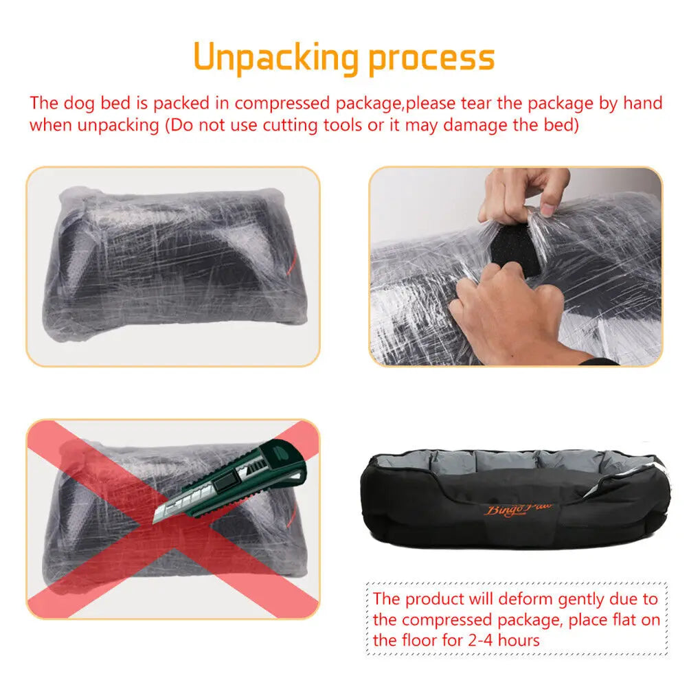 Pet Calming Sleeping Mat with Removable Cushion