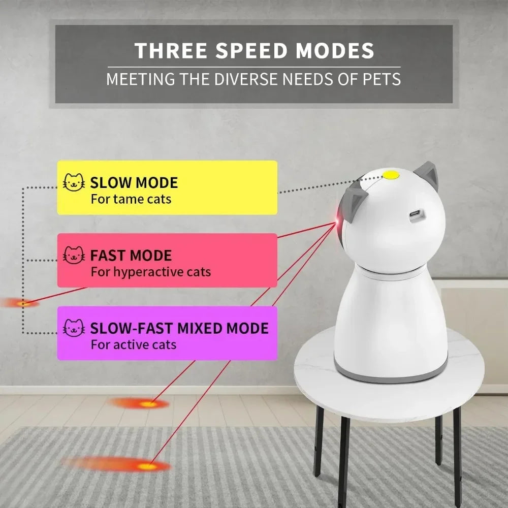 Indoor Automatic Rechargeable Motion Activated Cat Laser Toy