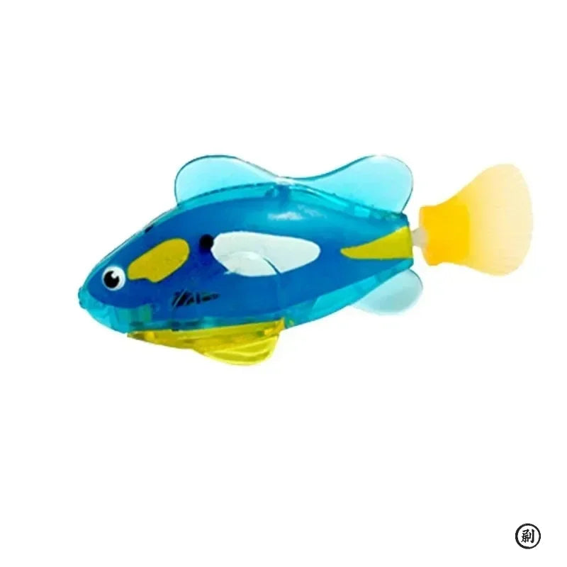 LED Inductive Interactive Swimming Robot Fish Cat Toys