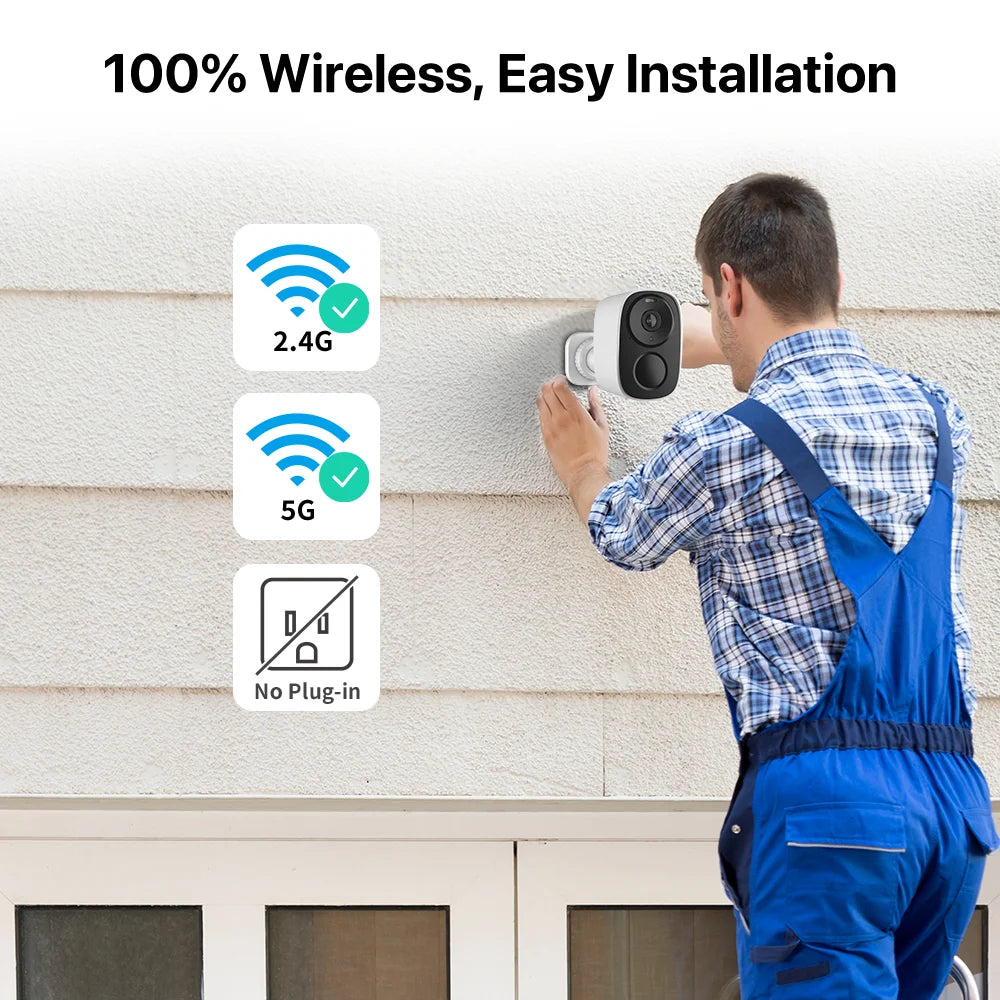 Solar Security Cameras with Two Way Audio