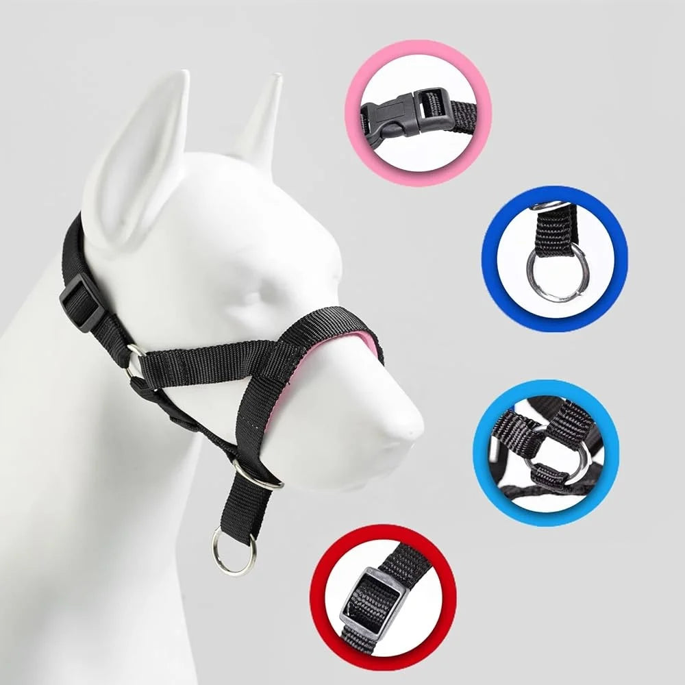 Adjustable No Pull Harness Durable Nylon Strap