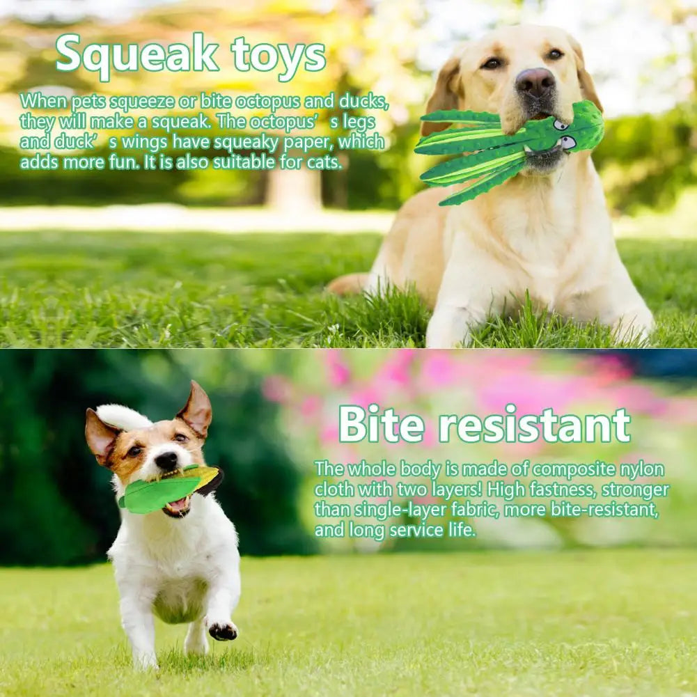 Interactive Indestructible Bite Resistant Plush Toy
