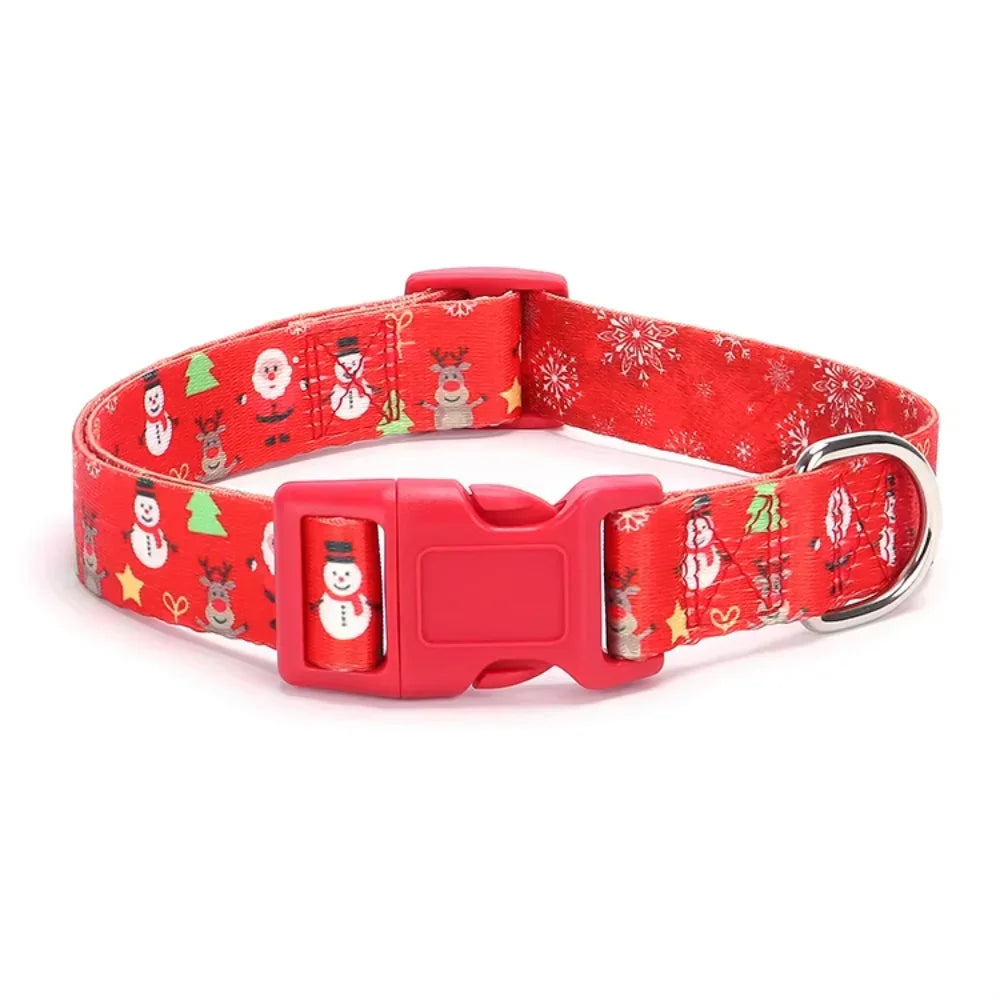 Christmas Dog Collar Harness