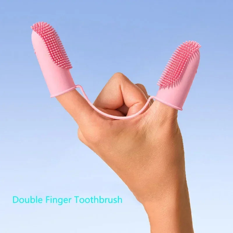 Super Soft Double Finger Toothbrush