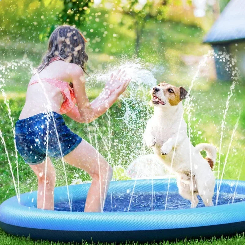 Durable Anti -Slip Splash Pad For Large Dogs - Water Play