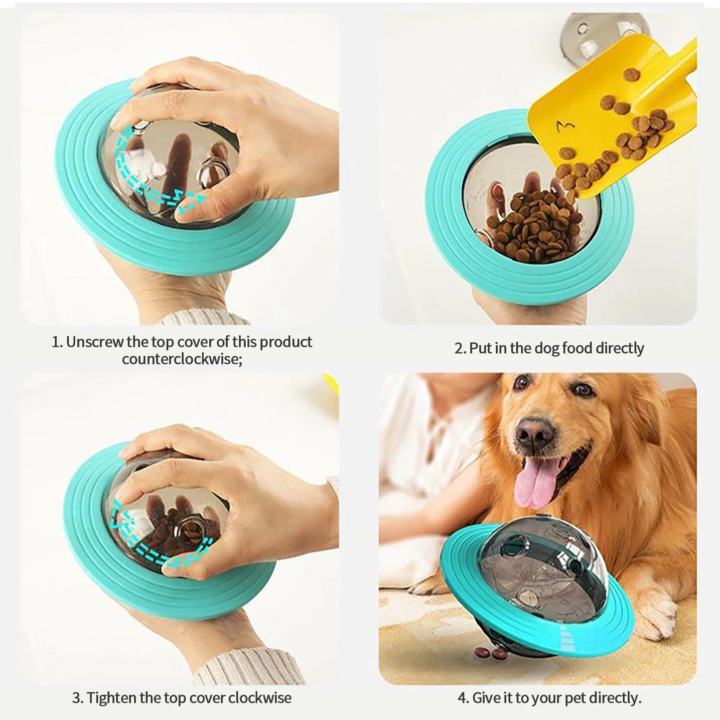 Two-in-one Interactive Improve IQ Food Ball and Flying Disk Toy