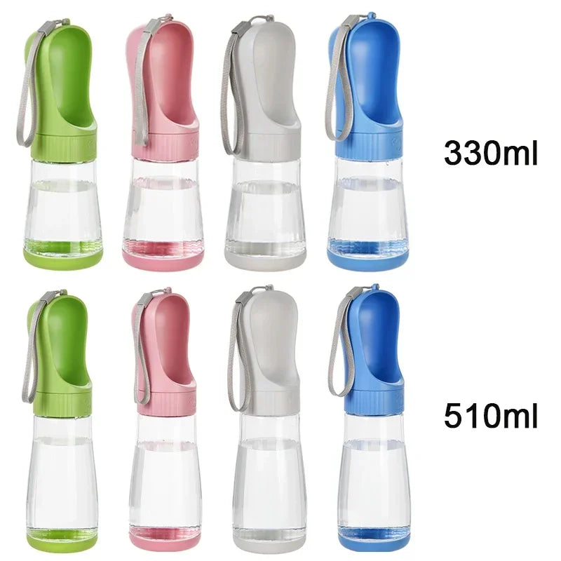 2 in 1 Portable Dog Water Bottle With Food Container