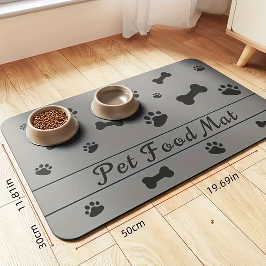 Absorbent Waterproof Pet Feeding Mat