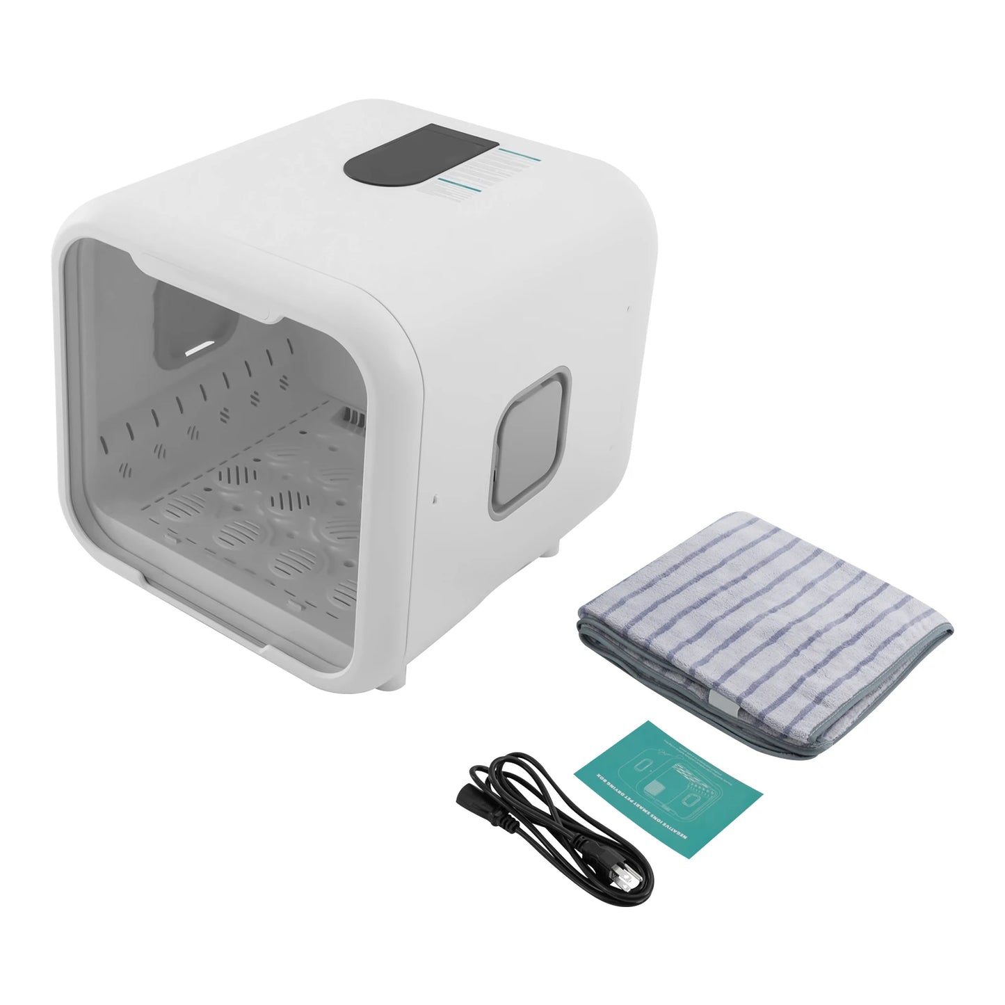 Adjustable Pet Grooming Hair Dryer Cabinet