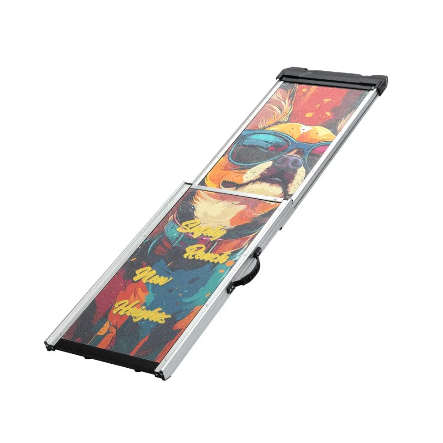 Aluminum Retractable Portable Non-Slip Dog Ramp