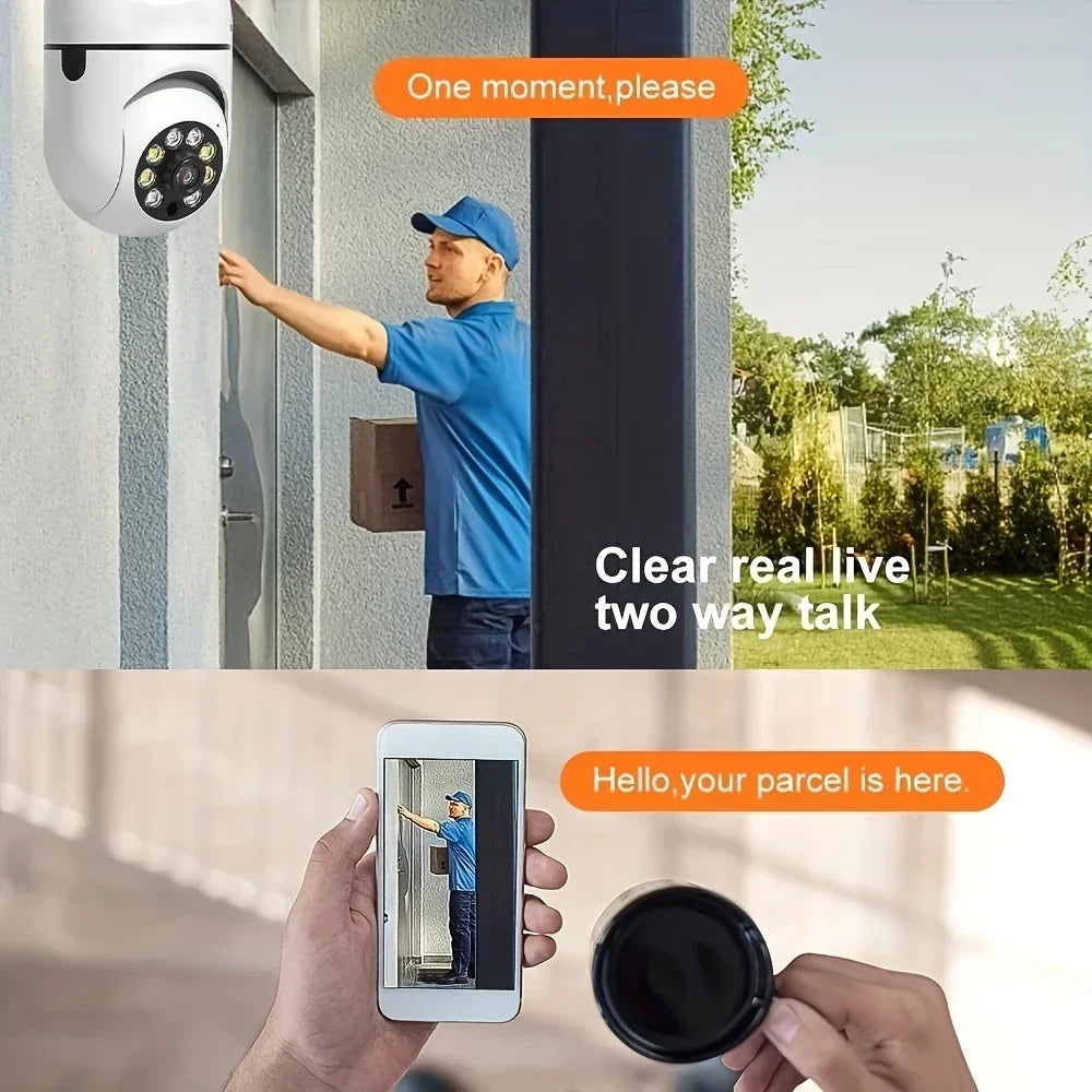 Wireless APP-Light Bulb Security Camera