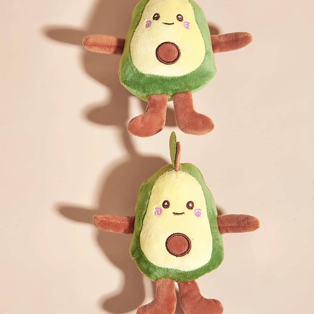 Avocado shaped plush toy