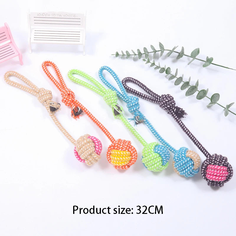 Interactive Cotton Rope Chew Toy