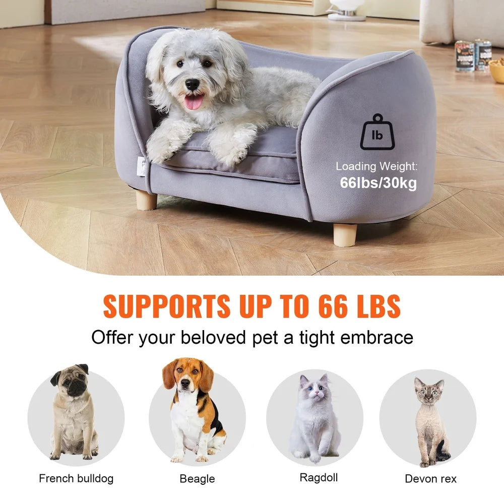 Durable Comfortable Scratch-Resistant Pet Sofa Bed Easy Clean