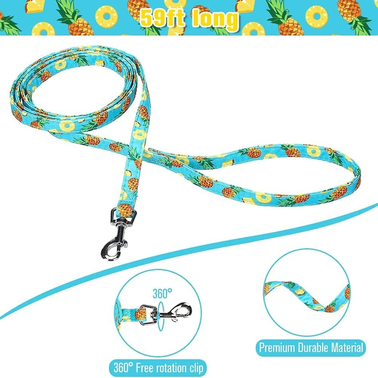 Comfortable Adjustable Heavy Duty No Pull Harness and Leash Set