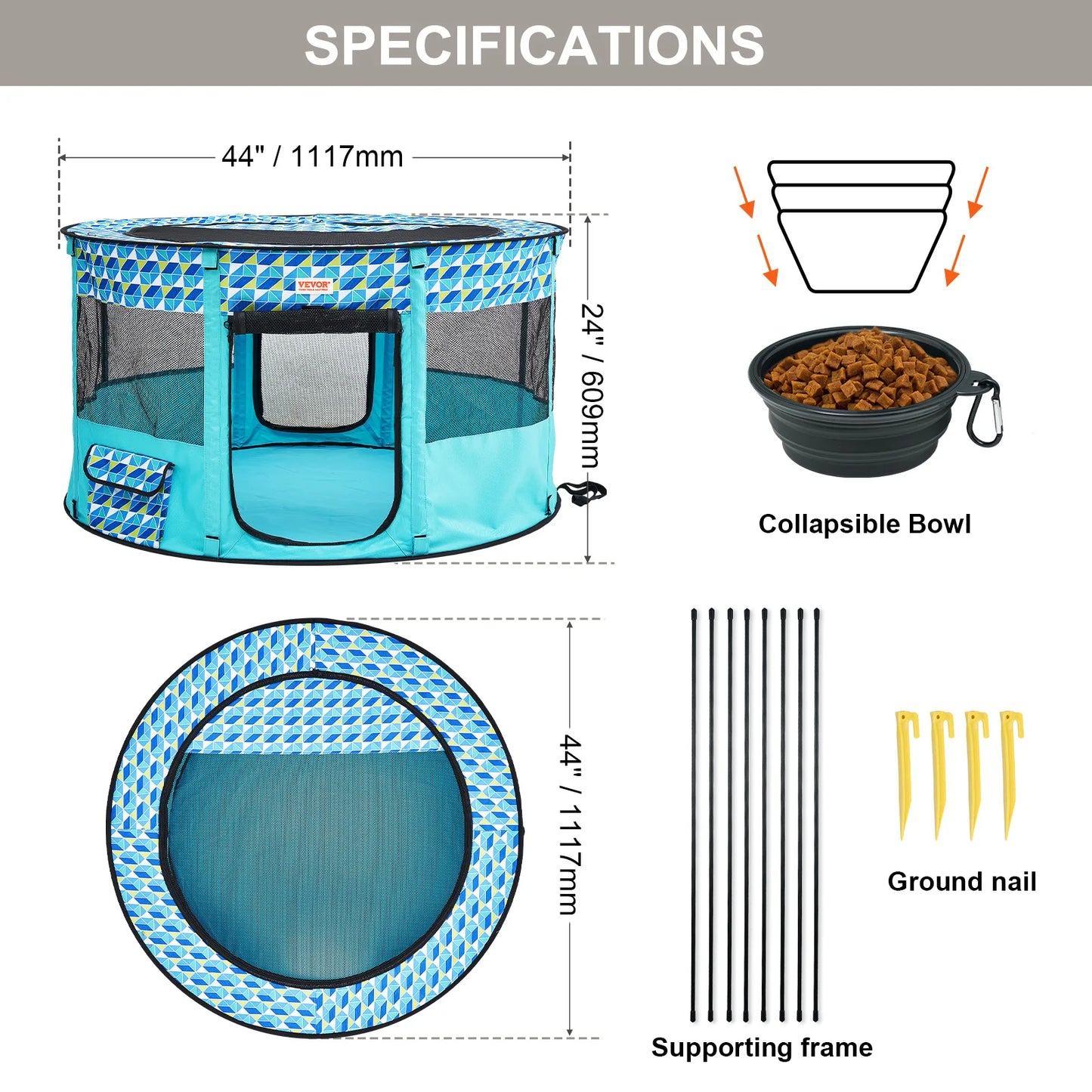 Portable Foldable Pet Crate
