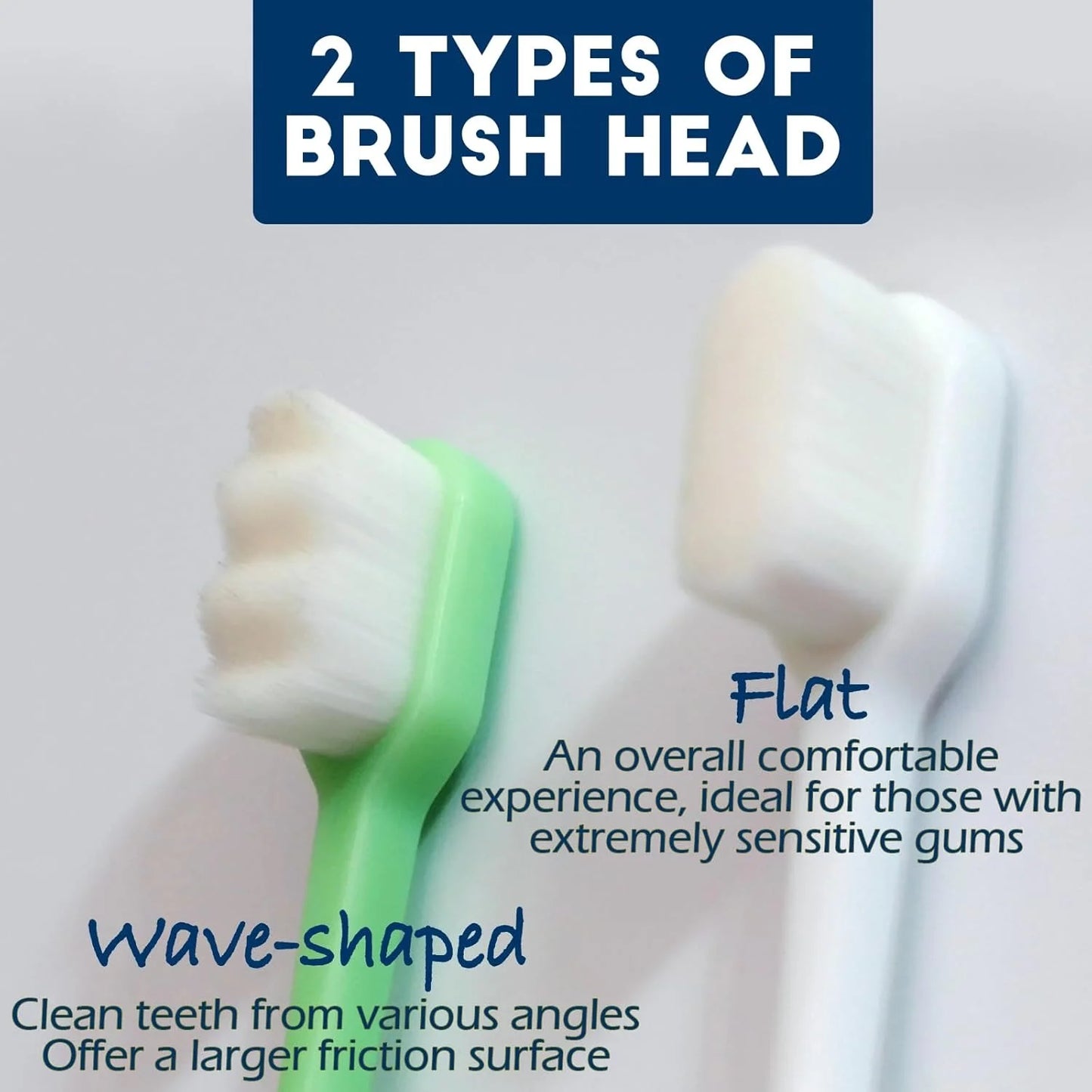 4 Piece Set Ultra-Soft Bristles Dog Toothbrush