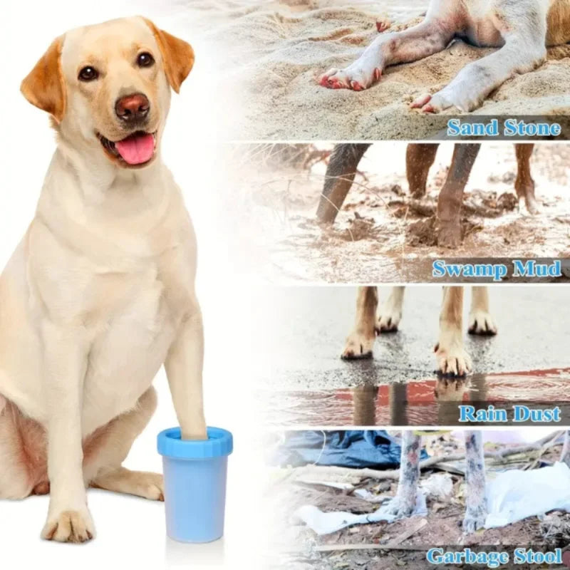 Portable Paw Cleaner Cup for Dogs & Cats - Compact, Durable Mud & Dirt Remover Tool - Lightweight, Travel-Friendly Grooming