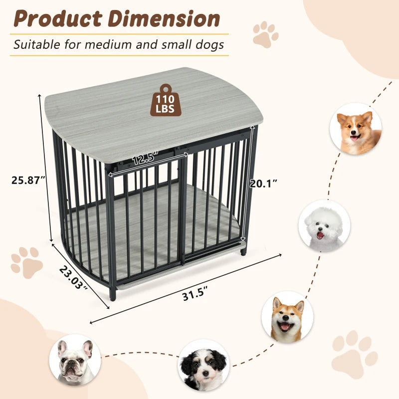 Indoor Wooden Dog Kennel Large Breed
