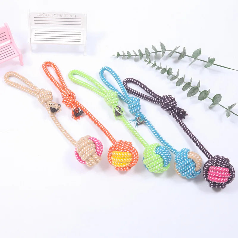 Interactive Cotton Rope Chew Toy