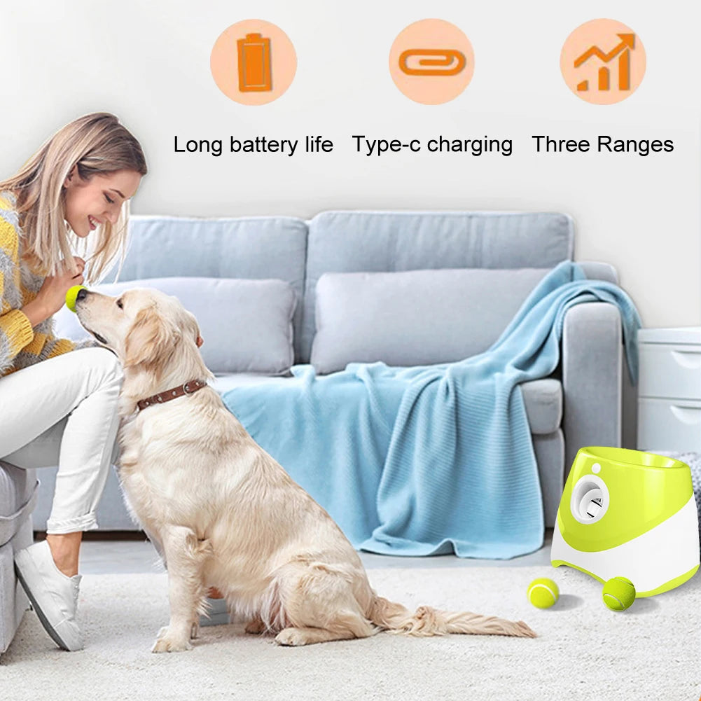 Interactive Re-chargeable Automatic Ball Launcher