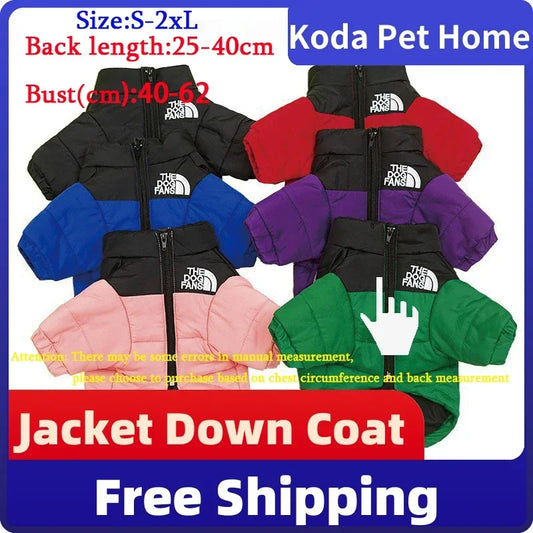 Autumn and Winter Thickened Warm Dog Coat