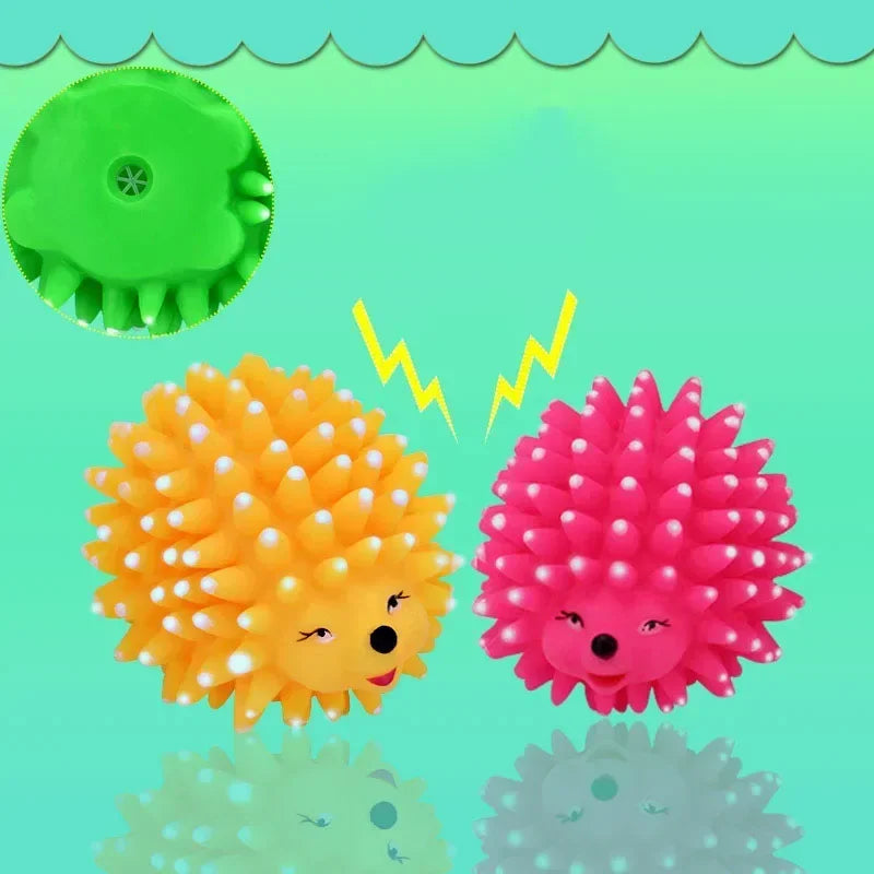 Realistic Hedgehog Soft Squeaky Pet Ball