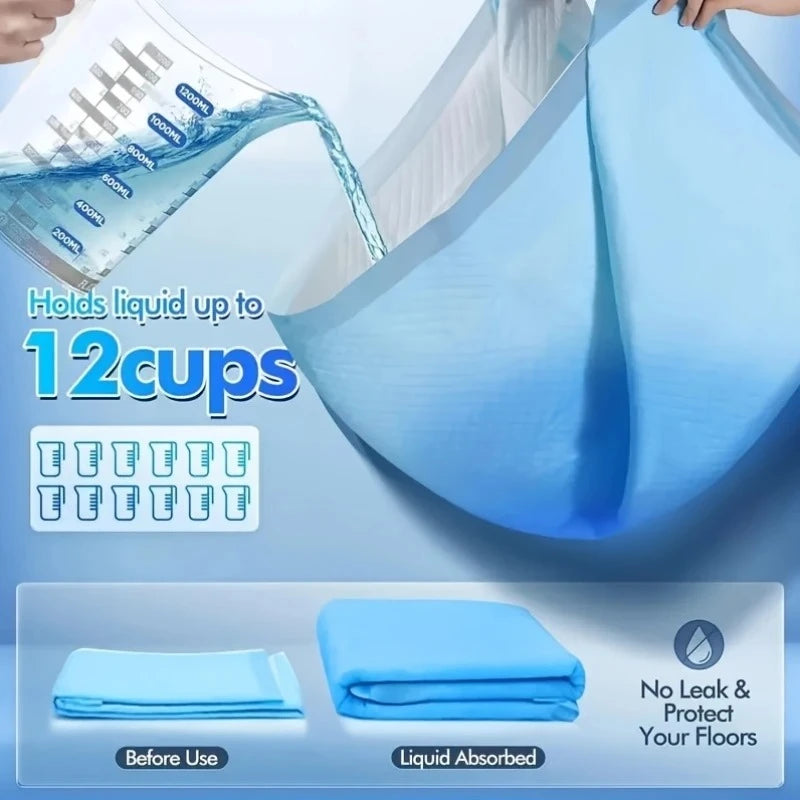 Dog Pee Pads with Leak-Proof Quick-Dry Design