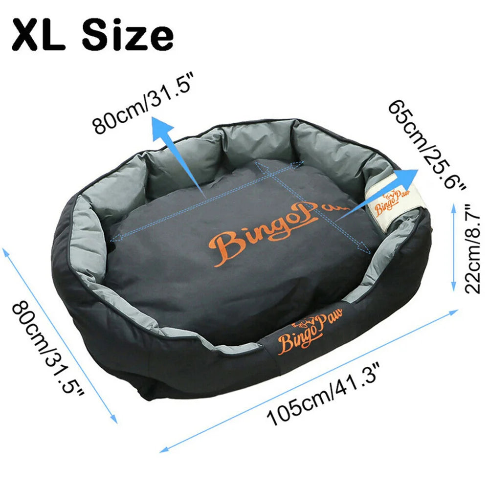 Orthopedic Waterproof Washable Sofa Dog Bed with Removable Cushion