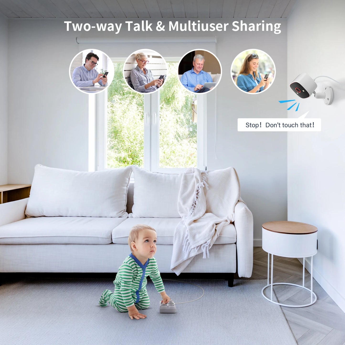 Outdoor/Indoor Security Pet Cameras for Dog/ Cat