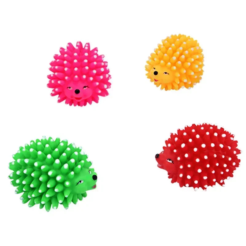 Realistic Hedgehog Soft Squeaky Pet Ball