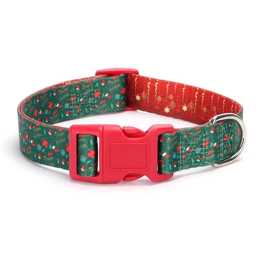 Christmas Dog Collar Harness