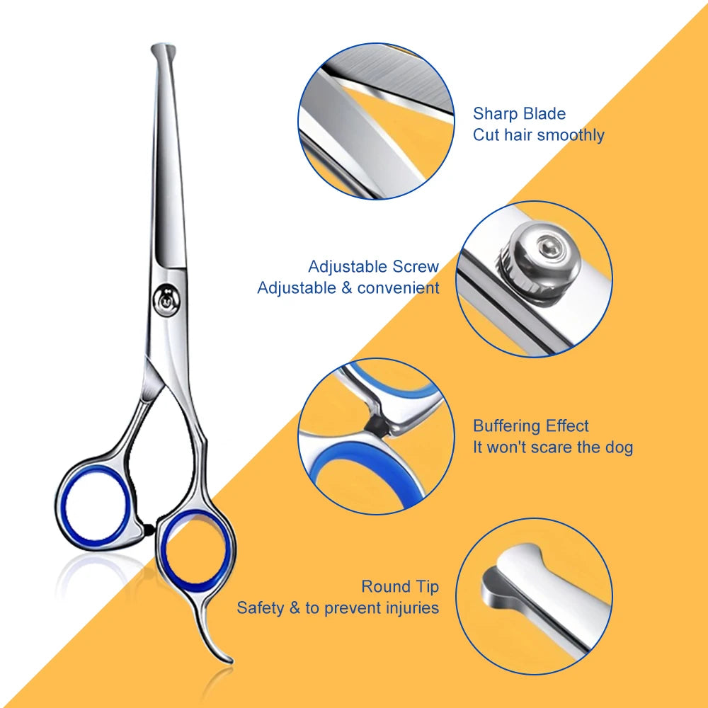 4 Styles Stainless Steel Thinning Shears