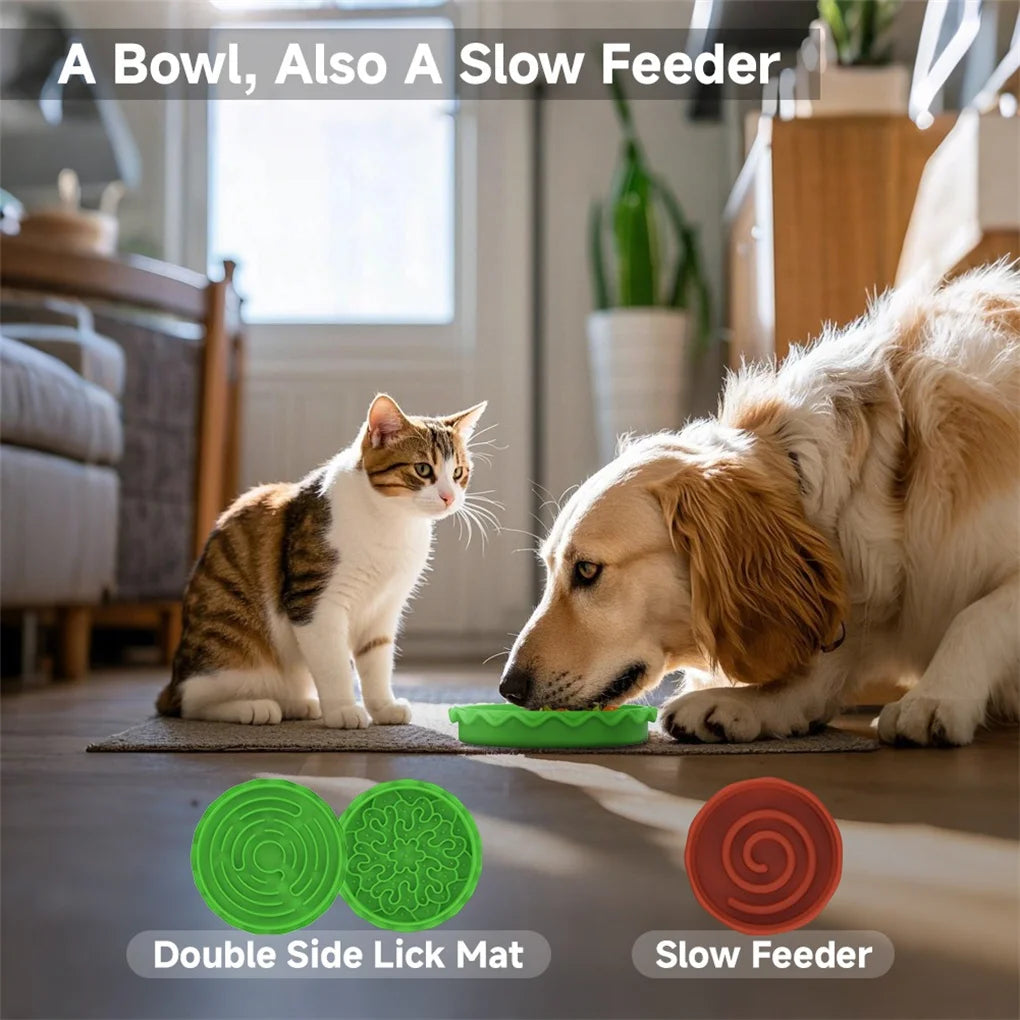 5-in-1Non-slip Burger Pet Bowls Set