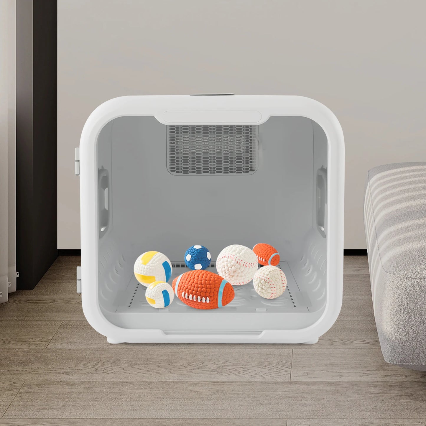 Adjustable Pet Grooming Hair Dryer Cabinet