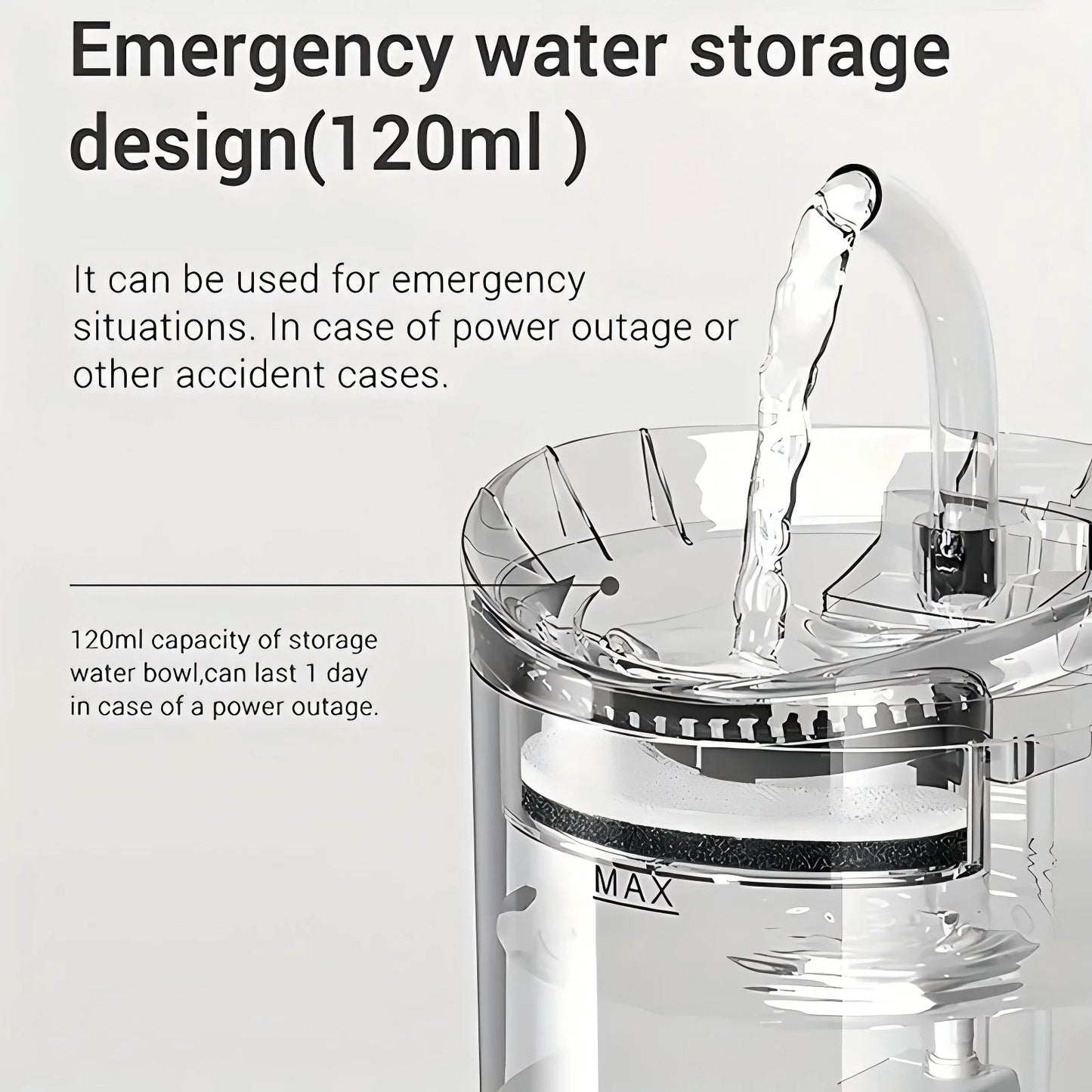 Smart Drinking Fountain with Faucet & Filter for pets