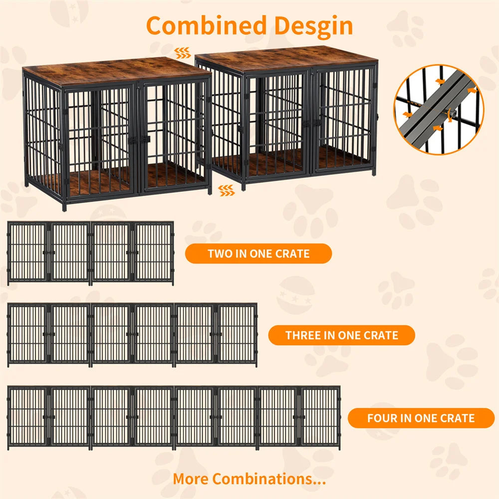 Ultra Thick Kennel with Removable Divider