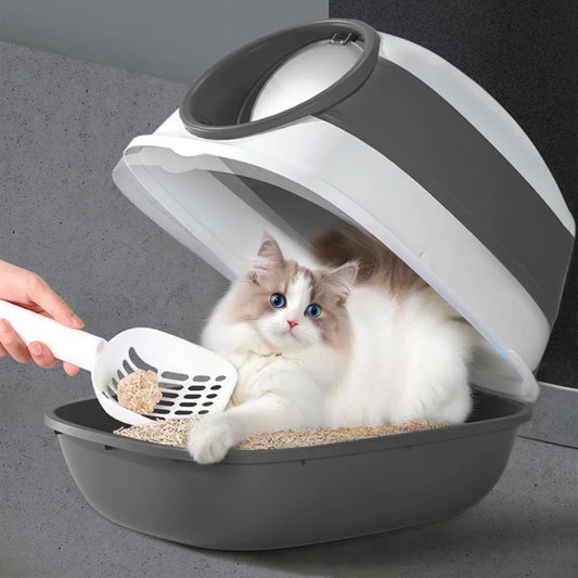 Large Enclosed Anti-Splash Litter Box