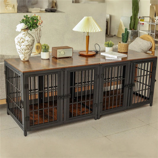 Ultra Thick Kennel with Removable Divider