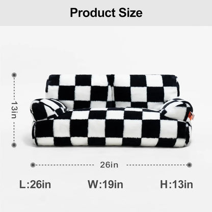 Washable Fluffy Cat Couch Bed