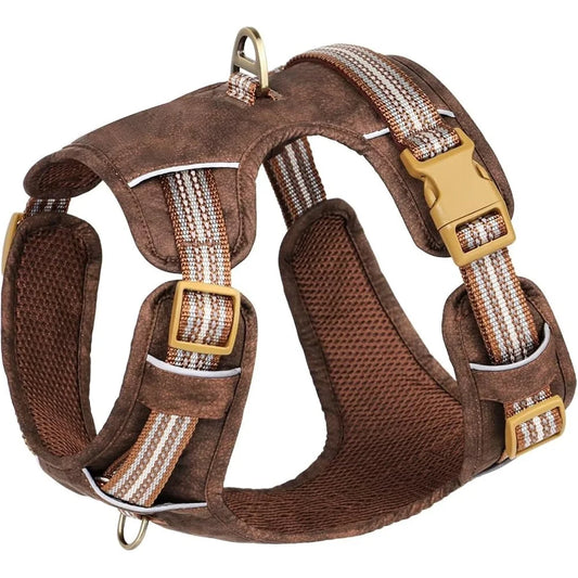 Comfortable No Pull Reflective Large Dog Harness