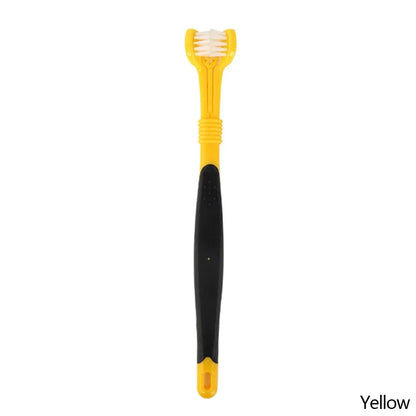 Three Sided Multi-angle Pet Toothbrush