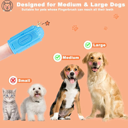 4 Piece Finger Toothbrush Set