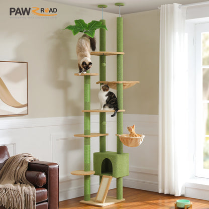 Adjustable Cat Tree and Scratching Post