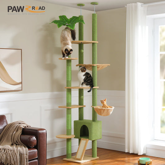 Adjustable Cat Tree and Scratching Post