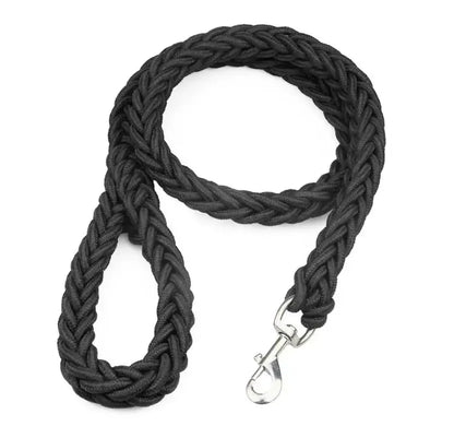 Large Nylon Braided Traction Dog Leash