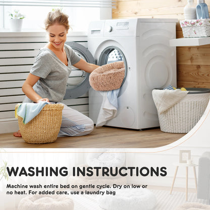 Calming Anti-Slip Washable Dog Bed