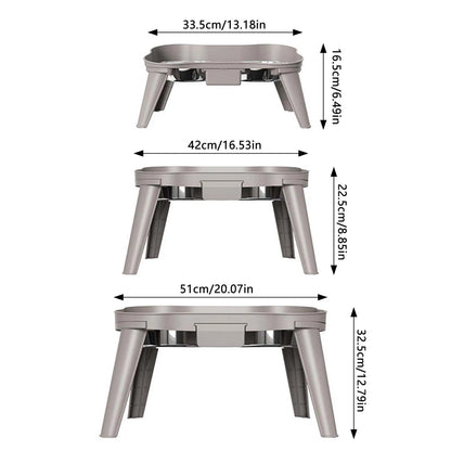 Elevated Non-Slip and No Spill Pet Feeder