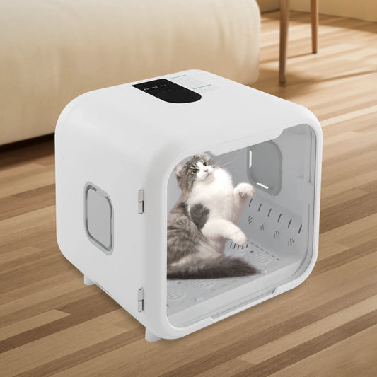Adjustable Pet Grooming Hair Dryer Cabinet