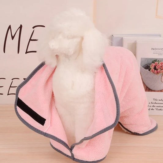 Absorbent Quick Dry Pet Bathrobe